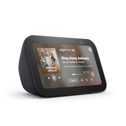 Picture of Amazon Echo Show 5 (newest model), Smart display with 2x the bass and clearer sound, Charcoal