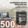 Picture of VEVOR 12U AV Rack Stand with Caster Wheels, Component Rack Cabinet Recording Studio Racks, Removable Side Panels, Universal Network Server Case, Special Vents for 19'' Audio Video Rack Mounting