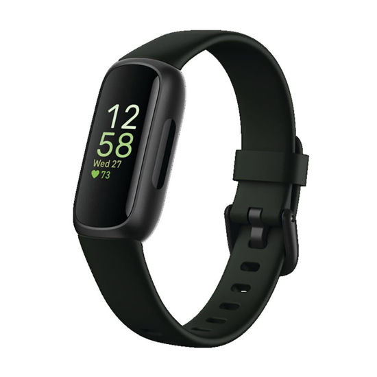 Picture of Fitbit Inspire 3 Health &-Fitness-Tracker with Stress Management, Workout Intensity, Sleep Tracking, 24/7 Heart Rate and more, Midnight Zen/Black One Size (S & L Bands Included)