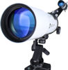 Picture of Telescopes for Adults Astronomy, 80mm Aperture 600mm Refractor Telescope for Kids & Beginners, Compact and Portable Travel Telescopio with Backpack