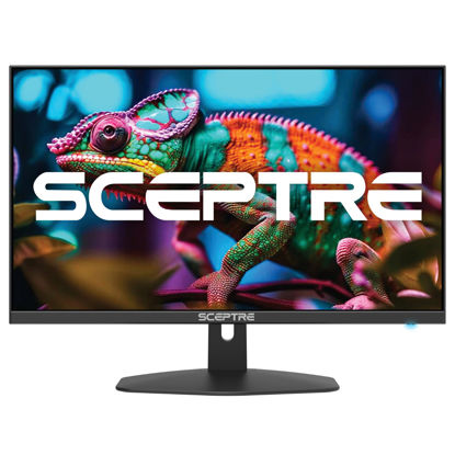 Picture of Sceptre New 27-inch Gaming Monitor 100Hz 1ms DisplayPort HDMI x2 100% sRGB AMD FreeSync Build-in Speakers, Eye Care Frameless Machine Black 2024 (E275W-FW100T)