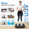Picture of Vibration Plate Exercise Machine Weight Loss, Full Body Workout Vibration Plate Lymphatic Drainage, 199 Adjustable Speeds Power Shaping Waver Vibrating Plate 450 Lbs Capacity Fitness Platform Black