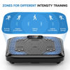 Picture of Vibration Plate Exercise Machine Weight Loss, Full Body Workout Vibration Plate Lymphatic Drainage, 199 Adjustable Speeds Power Shaping Waver Vibrating Plate 450 Lbs Capacity Fitness Platform Black
