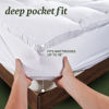 Picture of Beckham Hotel Collection King Size Hybrid Mattress Protector & Pad - Extra Padded, Thick, Plush, & Fitted Mattress Topper for Bed - Quilted Pillow Top Mattress Cover