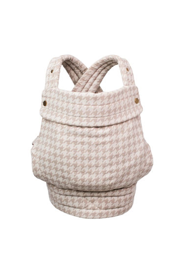 Picture of Mabē Monarch Ergonomic Baby Carrier - Premium Cotton Soft Structured Infant Carrier with Hip Healthy Design, 3 Carry Positions for Newborn to Toddler (7-35lbs), Lightweight & Breathable (Houndstooth)