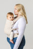 Picture of Mabē Monarch Ergonomic Baby Carrier - Premium Cotton Soft Structured Infant Carrier with Hip Healthy Design, 3 Carry Positions for Newborn to Toddler (7-35lbs), Lightweight & Breathable (Houndstooth)
