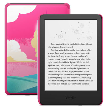 Picture of New Amazon Kindle Kids (16 GB) - If it breaks, we will replace it, includes ad-free books and cover, with glare-free display, faster page turns - Unicorn Valley