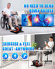 Picture of Putnen Under Desk Elliptical Machine, Electric Ellipse Leg Exerciser as Seen on Tv for Seniors with 12 Adjustable, Quiet Portable Elliptical Machine, Seated Pedal Exerciser with Remote Control