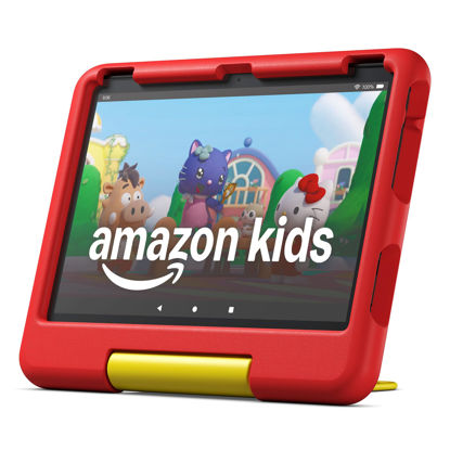 Picture of Amazon Fire 10 HD Kids tablet (newest model) ages 3-7 | Bright 10.1" HD screen with included ad-free and exclusive content, robust parental controls, 13-hr battery, 32 GB, Disney Mickey Mouse