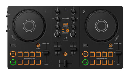 Picture of AlphaTheta DDJ-FLX2 Compact 2-Channel DJ Controller