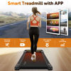 Picture of Lysole Walking Pad Treadmill with Incline,Treadmills for Home and Office,340 Lb Capacity,4 in 1 Portable Under Desk Treadmill with APP and Remote Control,Large LED Display