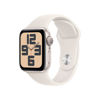 Picture of Apple Watch SE (2nd Gen) [GPS 40mm] Smartwatch with Starlight Aluminium Case with Starlight Sport Band S/M. Fitness and Sleep Trackers, Crash Detection, Heart Rate Monitor, Retina Display