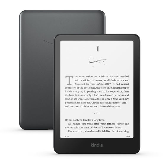 Picture of All-new Amazon Kindle Paperwhite Signature Edition (32 GB) - Our fastest Kindle with auto-adjusting front light, wireless charging, and weeks of battery life - Metallic Black