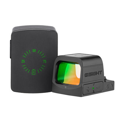 Picture of OSIGHT S-Multi-Reticle Micro Enclosed Sight with Charging Cover, 2 MOA Dot & 32 MOA Circle for RMSc Footprint, Parallax-Free Durable Reflex Sights