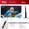 Picture of TCL 55-Inch Class S5 UHD 4K LED Smart TV with Fire TV (55S551F, 2024 Model), Dolby Vision, HDR PRO+, Dolby Atmos, Alexa Built-in with Voice Remote, Apple AirPlay 2 Compatibility, Streaming Television