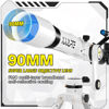 Picture of Telescope 90mm Aperture 900mm - Vertisteel AZ Mount Base, High Precision Adjustment, Magnification 45-450x, Wireless Remote, Phone Adapter - Ideal for Astronomy Enthusiasts and Beginners (White)