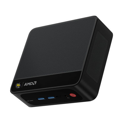 Picture of Beelink SER5 PRO Mini PC,AMD Ryzen 7 5850U(8C/16T,up to 4.4 GHz),Mini Computer 32GB DDR4 RAM 1TB M.2 SSD Graphics 8 core 2000 MHz,Support 4K Triple Display/HDMI+DP+Type-C/Wifi6/BT5.2/1000M LAN/USB3.2