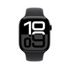 Picture of Apple Watch Series 10 [GPS 46mm case] Smartwatch with Jet Black Aluminium Case with Black Sport Band - M/L. Fitness Tracker, ECG App, Always-On Retina Display, Water Resistant