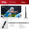 Picture of TCL 75-Inch Class S5 UHD 4K LED Smart TV with Fire TV (75S551F, 2024 Model), Dolby Vision, HDR PRO+, Dolby Atmos, Alexa Built-in with Voice Remote, Apple AirPlay 2 Compatibility, Streaming Television