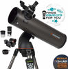 Picture of Celestron - NexStar 130SLT Computerized Telescope - Compact and Portable - Newtonian Reflector Optical Design - SkyAlign Technology - Computerized Hand Control - 130mm Aperture Grey