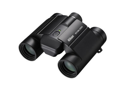 Picture of Nikon 12x25 S Dual-Hinge Design Stabilized Binoculars with Multilayer Lens Coatings, Stabilization Technology, and Adjustable Eyecups (Black)