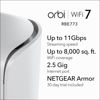 Picture of NETGEAR Orbi 770 Series Tri-Band WiFi 7 Mesh Network System (RBE773) - Router + 2 Satellite Extenders, Security Features, Up to 11Gbps, Covers up to 8,000 sq. ft., 100 Devices, 2.5 Gig Internet Port