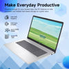 Picture of HP Premium 17.3" Touchscreen Laptop, 8-Cores Intel Core i3-N305, 32GB RAM, 128GB eMMC + 1TB SSD, Webcam, HDMI, Wi-Fi 6, Windows 11 S, Silver