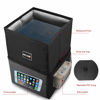 Picture of Car Trash Can with Lid - Bag Hanging Storage Pockets Leak-Proof Organizer Collapsible and Portable Waterproof Garbage Bin, 2.6 Gal Large Capacity Multipurpose Bin for