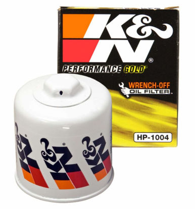 Picture of K&N Premium Oil Filter: Protects your Engine: Compatible with Select HYUNDAI/KIA/SUBARU/HONDA Vehicle Models (See Product Description for Full List of Compatible Vehicles), HP-1004