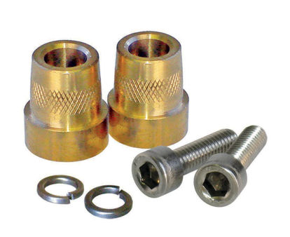 Picture of XS Power 586 Tall Brass Post Adaptor (M6 Thread), GOLD,SILVER