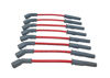 Picture of MSD 32829 Super Conductor Spark Plug Wire Set, Red