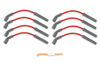 Picture of MSD 32829 Super Conductor Spark Plug Wire Set, Red
