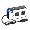 Picture of 200W Car Power Inverter, PiSFAU DC 12V to 110V AC Car Plug Adapter Outlet with [20W USB-C] /USB-Fast Charger(18W) / 4.8A Dual USB/car Charger for Laptop