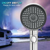 Picture of RV Shower Head with Hose, High Pressure 5 Mode Shower head Replacement, Shower Head for RV/Campers, Travel Trailer, Motorhome for Water Saving, Handheld Shower Head Holder and Hose, On Off Switch