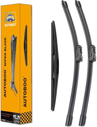 Picture of 3 Wipers Replacement for Subaru Outback Windshield Wiper Blades with Rear 2024 2023 2022 2021 2020 26"+18"+16inch