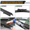Picture of AUTOBOO 28"+28" Windshield Wipers Replacement for 2013-2019 Ford Escape 2015-2023 Edge 2012-2018 Focus 13-19 Fusion-Original Factory Quality (Pack of 2)