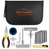Picture of AUTOWN Flat Tire Repair Kit with Plugs 31 Pcs for Car, Motorcycle, ATV, Jeep, Truck, Tractor Flat Tire Puncture Repair
