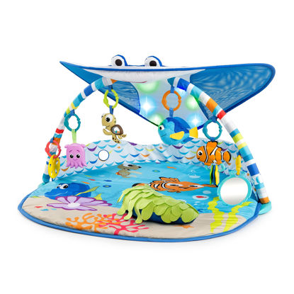 Picture of Bright Starts Disney Baby Finding Nemo Mr. Ray Ocean Lights & Music Gym, Ages Newborn +