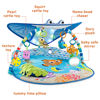 Picture of Bright Starts Disney Baby Finding Nemo Mr. Ray Ocean Lights & Music Gym, Ages Newborn +