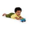 Picture of Bright Starts Oball Easy Grasp Rattle & Roll Toy Sports Car BPA-Free Infant Crawling Toy, 1 Pack, Age 3 Months and up, Blue/Green