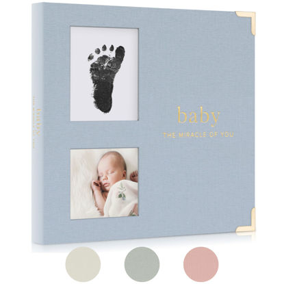 Picture of Keepsake Baby Memory Book for Boys and Girls - Timeless First 5 Year Baby Book With Photoslots - Cute Journal Scrapbook or Photo Album - Record a Milestone for Every Event from Birth to Age 5