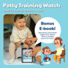 Picture of Potty Training Watch for Kids V2 - A Water Resistant Potty Reminder Device for Boys & Girls to Train Your Toddler with Fun/Musical & Vibration Interval Reminder with Potty Training eBook (Sky)