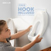 Picture of Jool Baby Potty Training Seat for Boys and Girls, Fits Round & Oval Toilets, Non-Slip with Splash Guard, Includes Free Storage Hook (Gray)