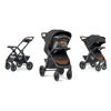 Picture of Chicco Bravo Primo Trio Travel System, Quick-Fold Stroller with Chicco KeyFit 35 Zip Extended-Use Infant Car Seat and Stroller Combo | Springhill/Black