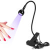 Picture of SAVILAND U V LED Nail Lamp - Mini Led Nail Lamp Gel X Lamp for Nails with Securing Clip Rotatable Led Light for Nails for Curing Gel Polish U V Nail Gels Manicure Home DIY, Black
