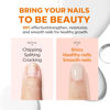 Picture of modelones Nail Strengthener, Milky White Nail Natural Concealer Foundation Polish Air Dry Nail Growth Polish for Damaged Nails Imperfection Masking Gifts for Women 15ml