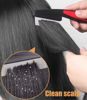 Picture of Dandruff Comb, Stainless Steel Fine Tooth Comb, Scalp Psoriasis Comb, Dandruff Remover Comb Scalp Sweep Detoxing Comb, Lice Comb Multifunctional Hairbrush For Scalp Massage Combs for Women Men Kids