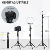 Picture of Liphisy 64” Tripod for Cell Phone & Camera, Phone Tripod with Remote and Phone Holder, Portable Tripod for iPhone, Phone Tripod for Video Recording, Cell Phone Tripod Mount Stand for Cellphone