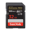 Picture of SanDisk 32GB Extreme PRO SDHC UHS-I Memory Card - C10, U3, V30, 4K UHD, SD Card - SDSDXXO-032G-GN4IN