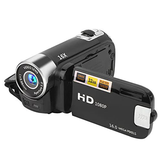 Picture of Digital Camcorder, DH-90 16X Digital Zoom 2.7 Inch Colourful Display Screen, High Definition Camera Image Video Shooting Camcorder US Plug 110-240V
